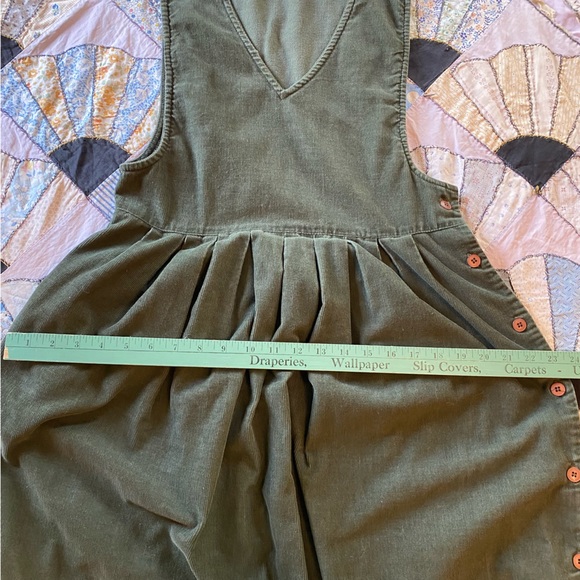 VINTAGE 🎈SOLD🎈Dress Overalls Via Saint Andrea Dark Green Size 5/6 - Picture 11 of 15